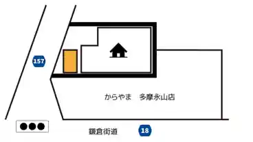 特P 乞田1242-2駐車場の図面