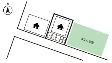 特P 大麻泉町14-15駐車場の図面