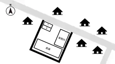 特P 野溝西1-2-8駐車場の図面