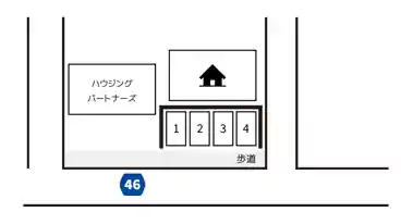 特P 元八王子町2-1078-3駐車場の図面