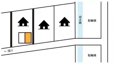 特P 《軽・コンパクト》南平6-26-60駐車場の図面