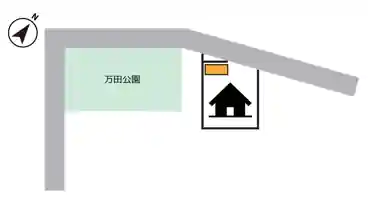 特P 《軽自動車》万田2-5-14駐車場の図面
