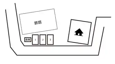 特P 《軽・コンパクト》貝塚町1367-7駐車場の図面