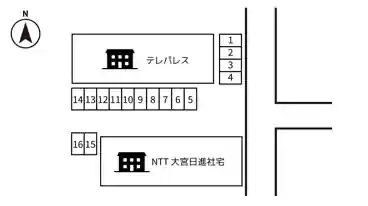 特P 日進町1-411駐車場の図面