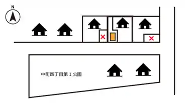 特P 中町四丁目11-11駐車場の図面