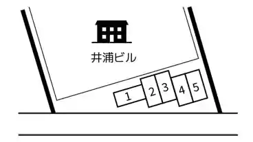 特P 《バイク専用》コインパーク小石川5丁目バイク駐車場の図面