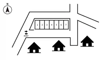 特P 上山口1678-3駐車場の図面