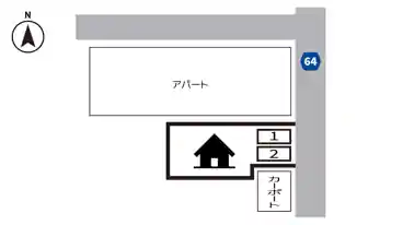 特P 《軽・コンパクト》原町909-24駐車場の図面