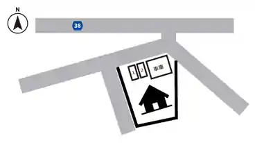 特P 志多見2254番地5駐車場の図面