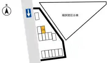 特P 【514番】桶狭間荘駐車場の図面