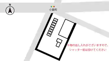 特P 小島町郷前１１１駐車場の図面