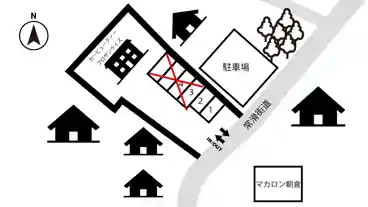 特P 【長さ450㎝まで】新知東屋敷８４ー４駐車場の図面