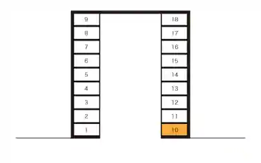 特P 東雲1-18-25付近駐車場の図面