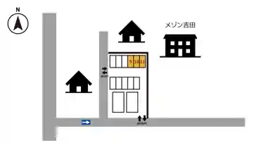 特P  《バイク専用》SANパーク上池袋9の図面