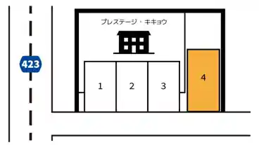 特P 池尻4-37-6駐車場の図面