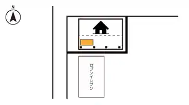 特P 玉川2-14-6駐車場の図面