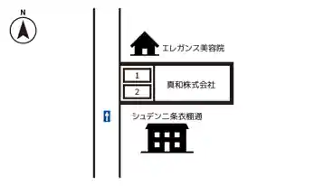 特P 竪大恩寺町746駐車場の図面