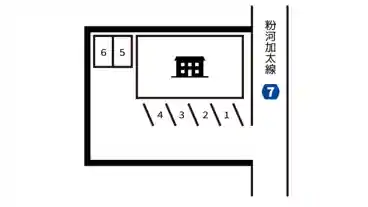 特P 粉河ビル駐車場の図面