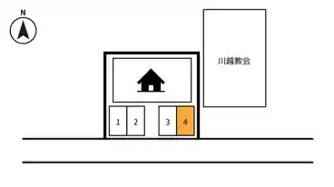 特P 仙波町2-1-13駐車場の図面