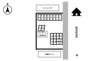 特P 中田4-7-47駐車場の図面