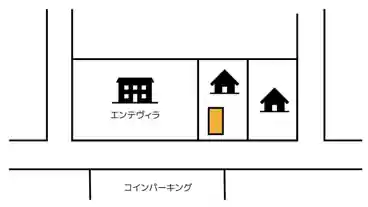 特P 《バイク専用》旭町3-25-9駐車場の図面