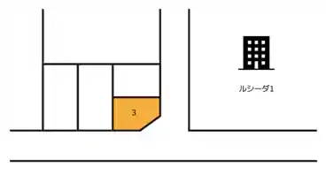 特P 苗間1-9-3駐車場の図面