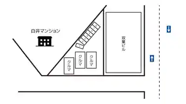 特P 《バイク専用》SANパーク新宿新小川町3 駐車場の図面