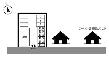 特P 《軽自動車》日蒔野3-1-119駐車場の車室