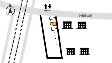 特P 【長さ460㎝まで】 鳥羽見2-9-11-2駐車場の図面
