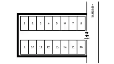 特P 駅前1-3-4駐車場の図面