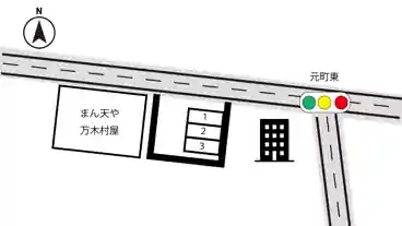 特P 酒屋のまん天や駐車場の図面