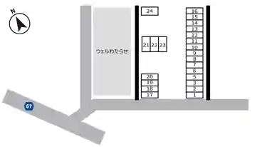 特P 浜松町1-16-24ウェルわたらせ駐車場の図面