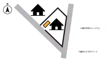 特P とどろき整体センター駐車場の図面