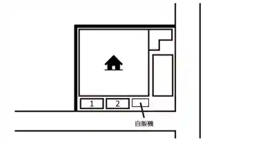 特P 《バイク専用》西蒲田4-10-2駐車場の図面