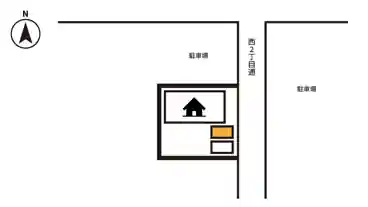 特P 【臨時】北十七条西2丁目1-38駐車場の図面