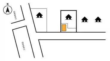 特P 《軽・コンパクト》西野大鳥井町118-70駐車場の図面