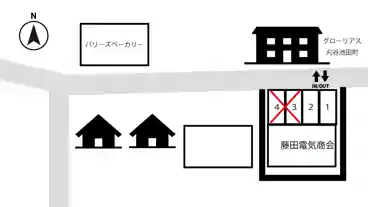 特P 池田町2-303-２駐車場の図面