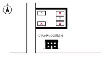 特P 大瀬348-6駐車場の図面