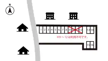 特P 東汰上246-3付近駐車場の図面