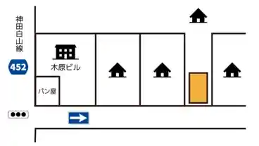 特P 千駄木1-19-6駐車場の図面