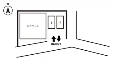 特P ルミエール駐車場の図面