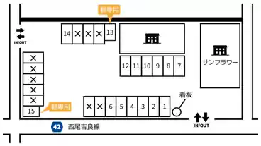 特P 【木金土】駒場町屋敷142駐車場の図面