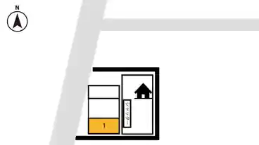 特P 【１】西之一色町3丁目1780-5駐車場の図面