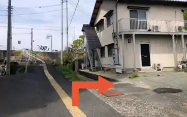 特P 百間川コーポ駐車場の周辺