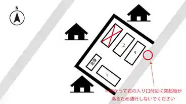 特P 垂井町綾戸897-68付近駐車場の図面