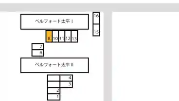 特P 大平町字西大森16【8番】駐車場の図面