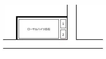 特P 《軽自動車》南郷通１丁目北２－１７駐車場の図面