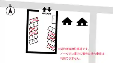 特P 船馬町66駐車場の図面