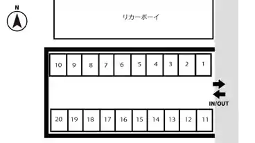 特P 荒池緑地・針名神社前駐車場の図面