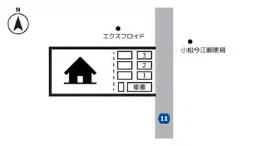 特P 今江町1-16駐車場の図面